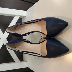 Navy Cole Haan Rendon Pumps size 10 1/2.